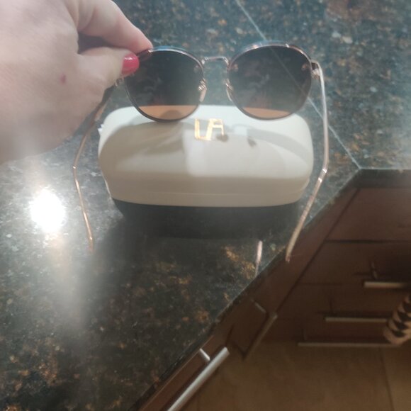 Linda Farrow gold mirrored  sunglasses $1200.00 main image 5